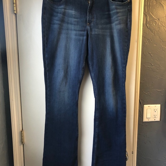 Lee Boot Cut Mid Rise Jeans Size 18 L - Picture 2 of 6